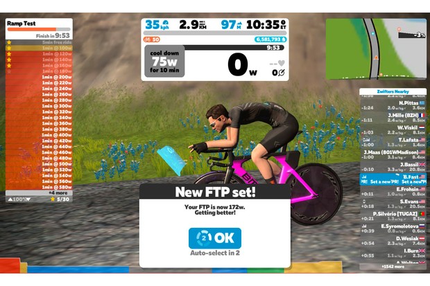 Test FTP Zwift