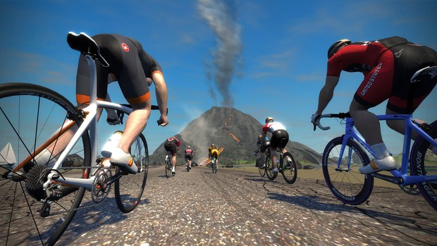 Le propre volcan de Zwift est une bête beaucoup plus active