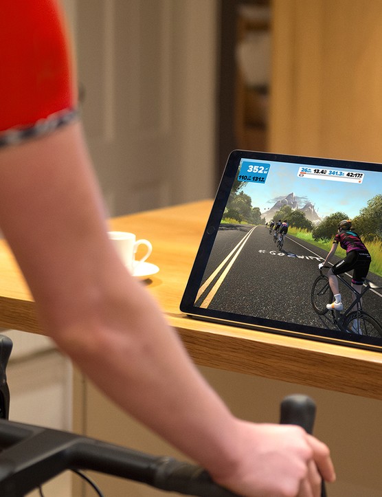 Zwift est compatible avec les iPad