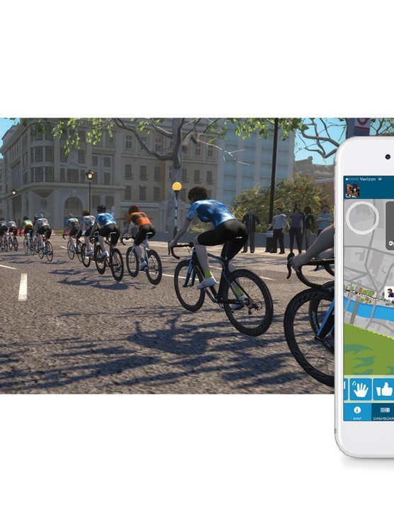 L'application Mobile Link de Zwift