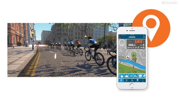 L'application Mobile Link de Zwift