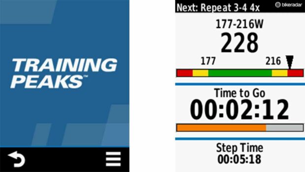 L'application TrainingPeaks de Garmin zappe les entraînements dans votre Edge