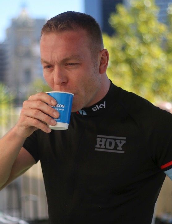 Sir Chris Hoy veille à ne jamais manquer de capsules de café