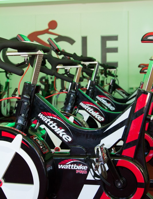 Cycle Studio, tout comme Art of Cycling a choisi le Wattbike pour son studio