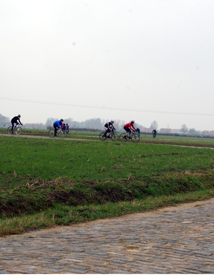 Les coureurs ont essayé de garder le plus de distance possible