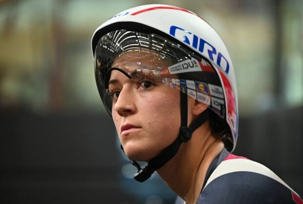 UCI Cycling World Championships: American Chloe Dygert prepares to take part in a womens Elite Individual Pursuit qualification