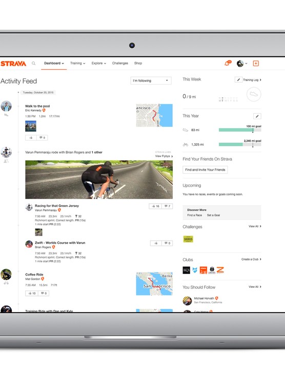 Vous pourrez même attaquer virtuellement les segments Strava