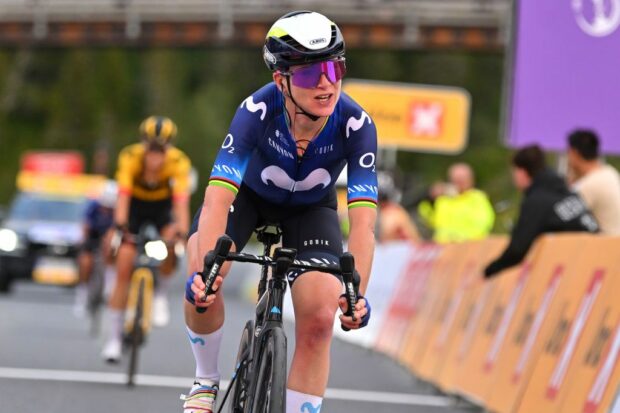 Annemiek van Vleuten (Movistar) during the Tour of Scandinavia