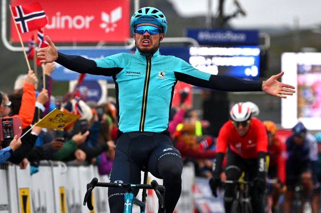 Michele Gazzoli wins a stage at the Arctic Race of Norway in 2023