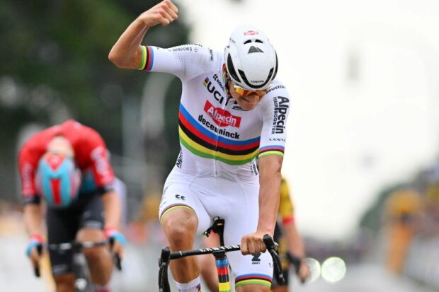 World champion Mathieu van der Poel won the