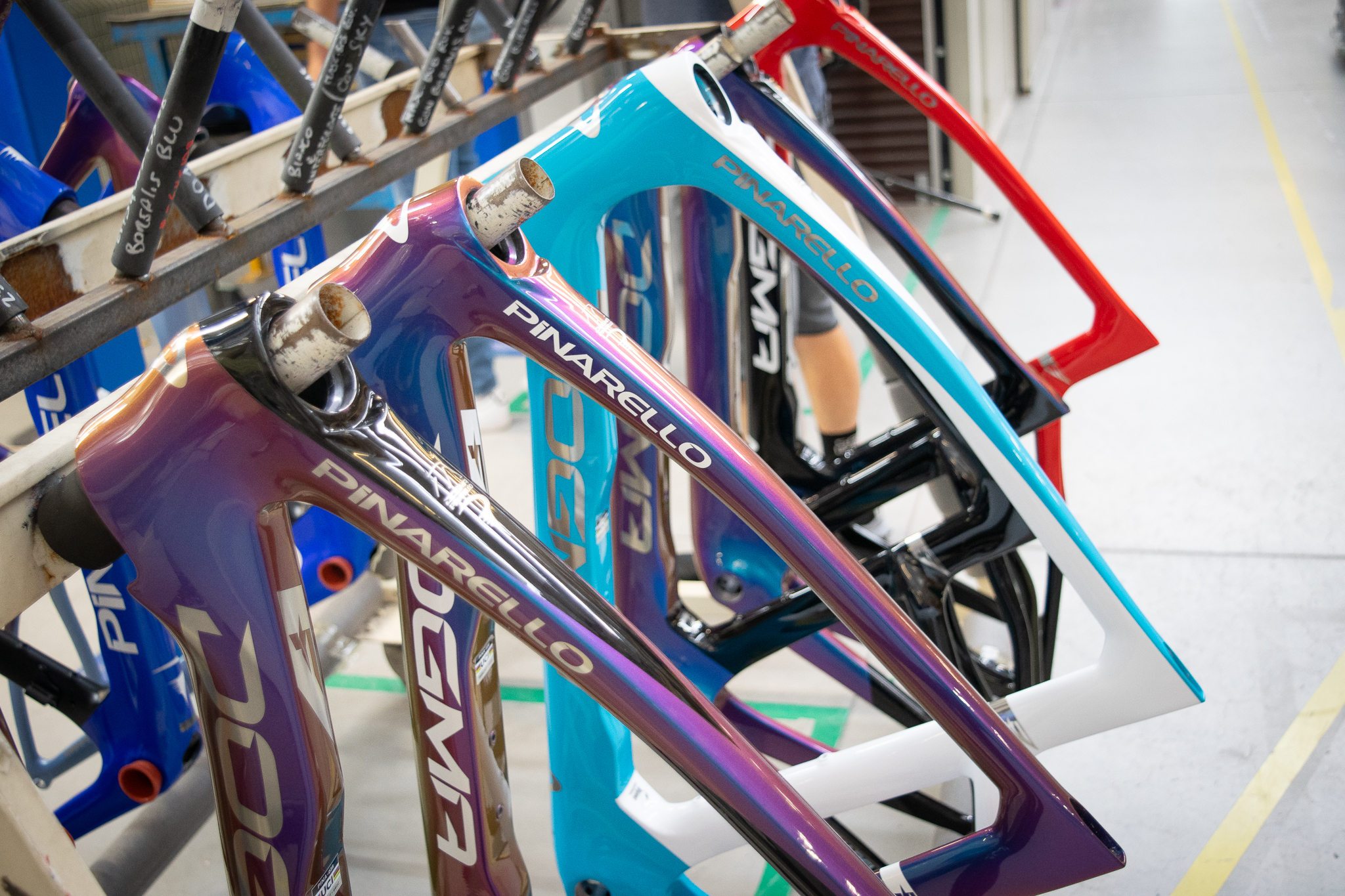 Atelier de peinture Pinarello