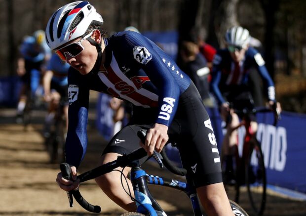 Magnus White competes for Team USA in the men