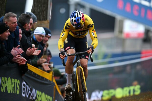 Wout van Aert in action