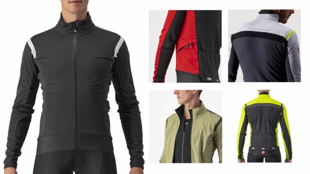 Collage image of Castelli Alpha Ros 2 Light jacket