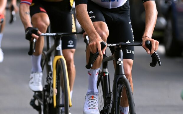 Riders used turned in brake levers until the UCI applied new rules for 2024