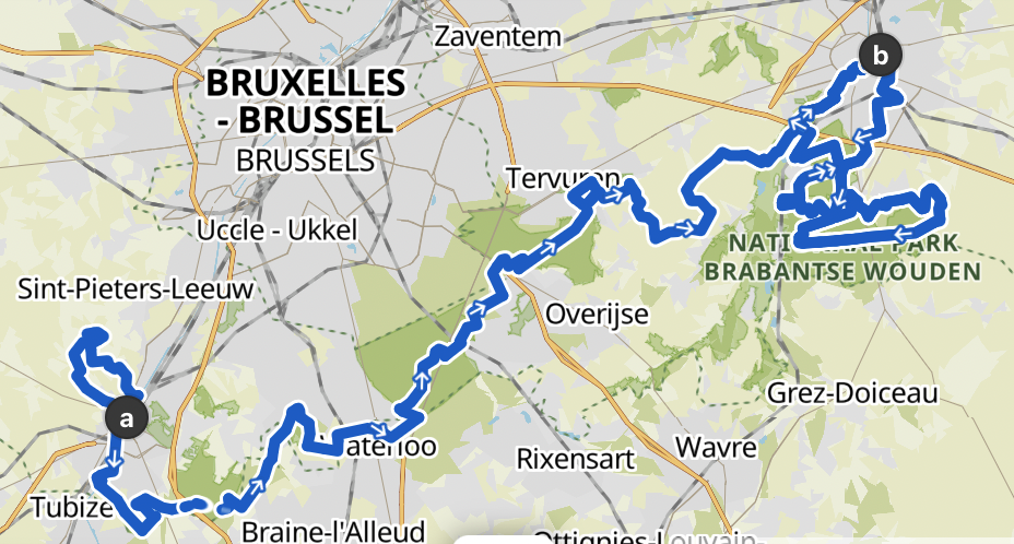 Feuille de route des Championnats du Monde Gravel UCI 2024 en Belgique