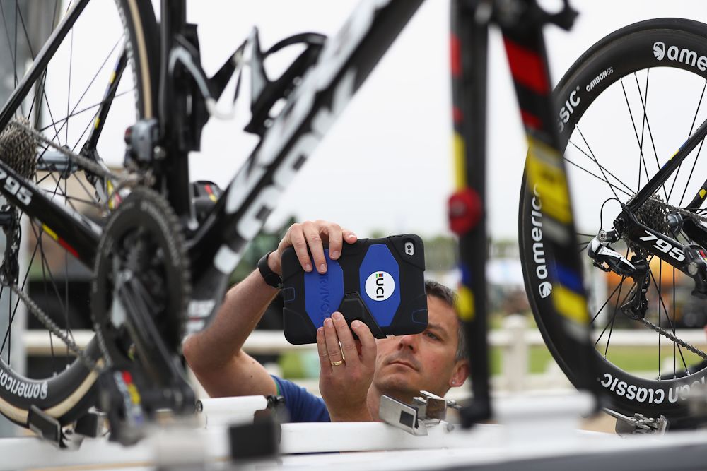 The UCI mechanical doping checks are a regular part of big races now