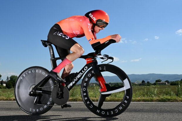 Geraint Thomas during the stage 7 Giro d