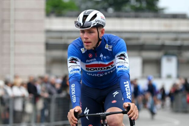 Luke Lamperti at the Giro d