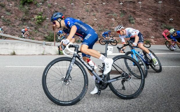 Lenny Martinez races aboard a new Wilier bike