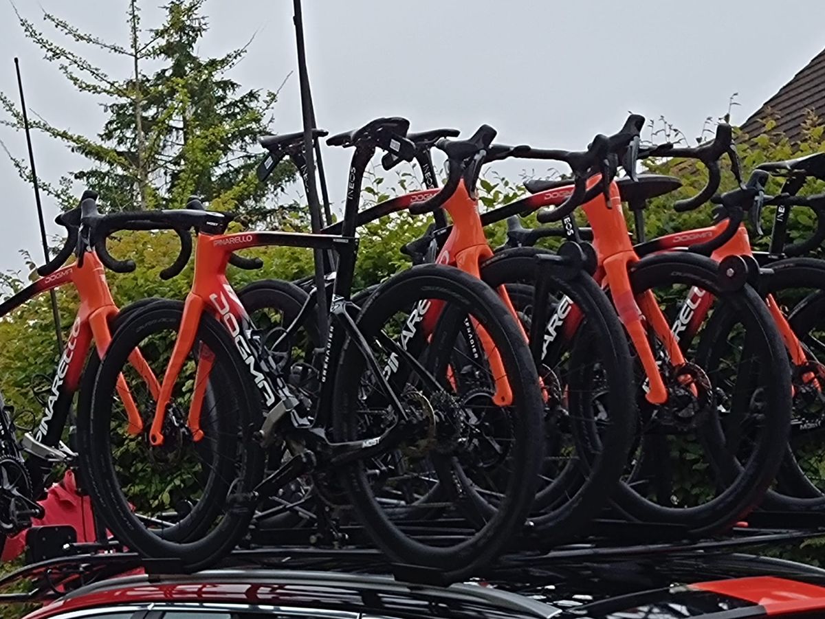 New bike spotted at the Dauphine