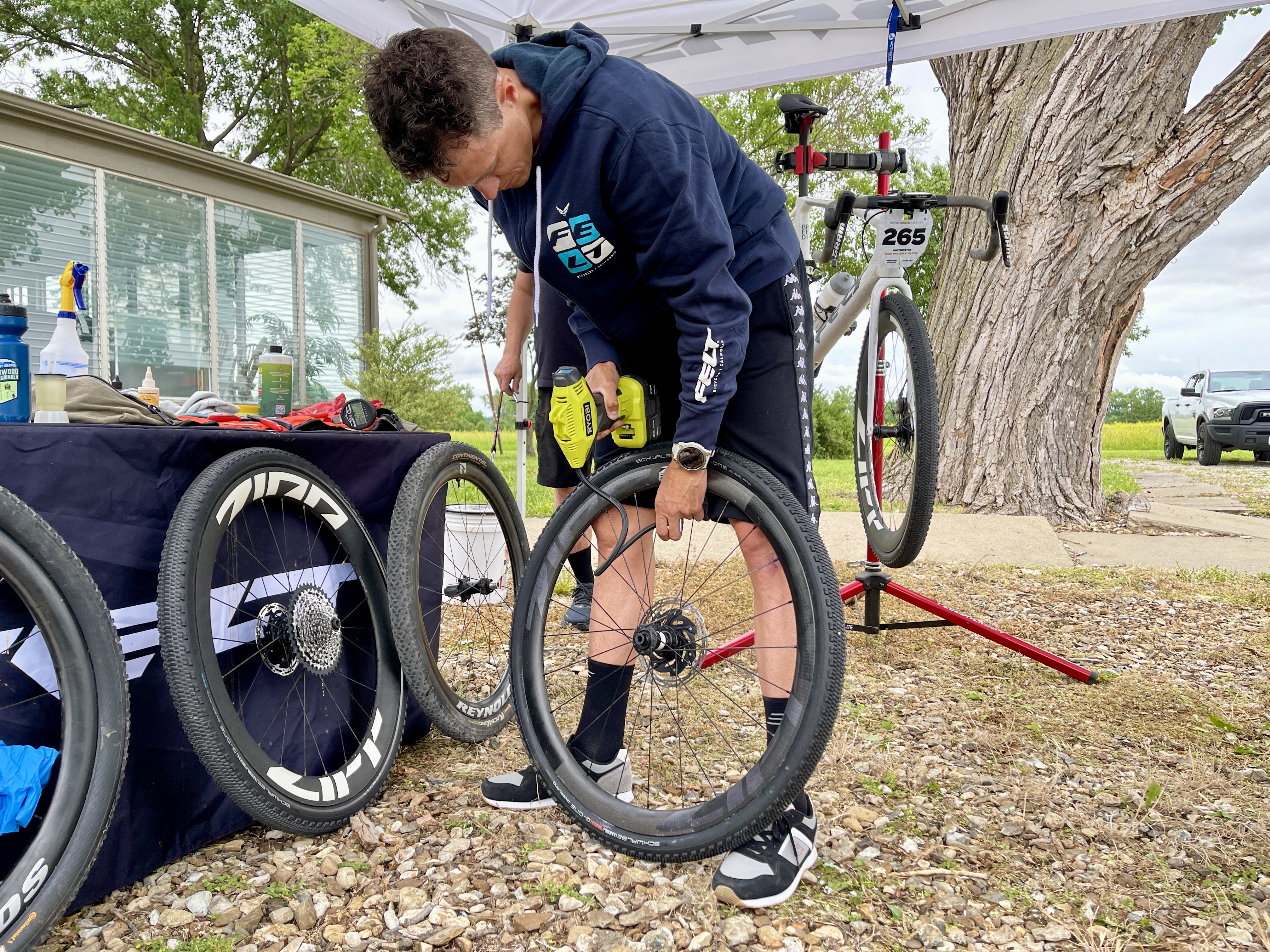 Le vélo de Niki Terpstra d'Unbound Gravel