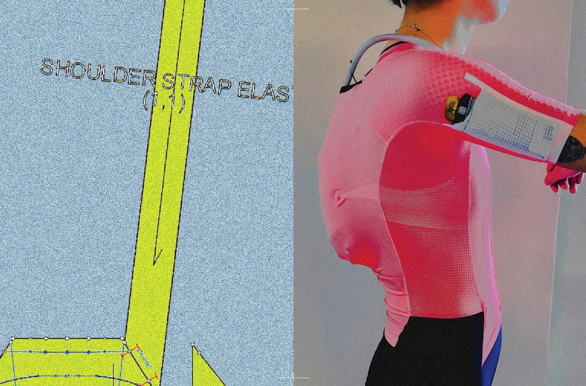 Rapha montre le maillot Blaero avec un sac d'hydratation intégré