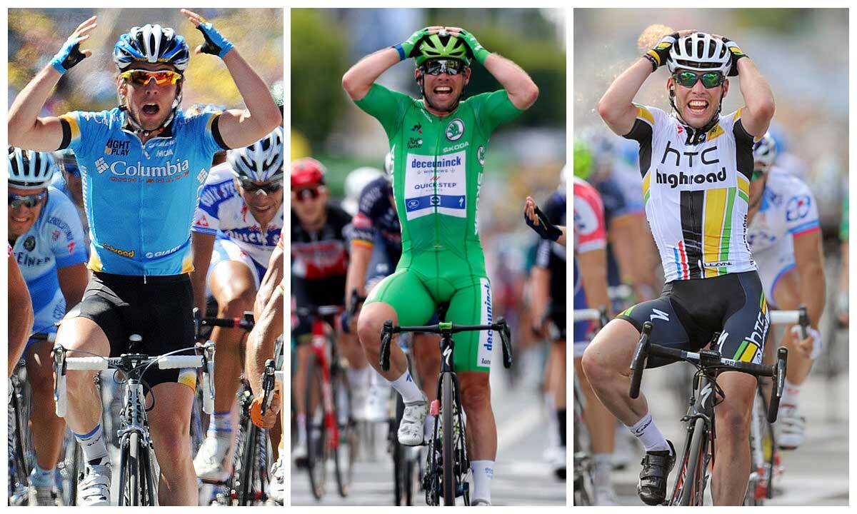 Mark Cavendish remporte les trois fois à Châteauroux sur le Tour de France - 2008, 2011, 2021