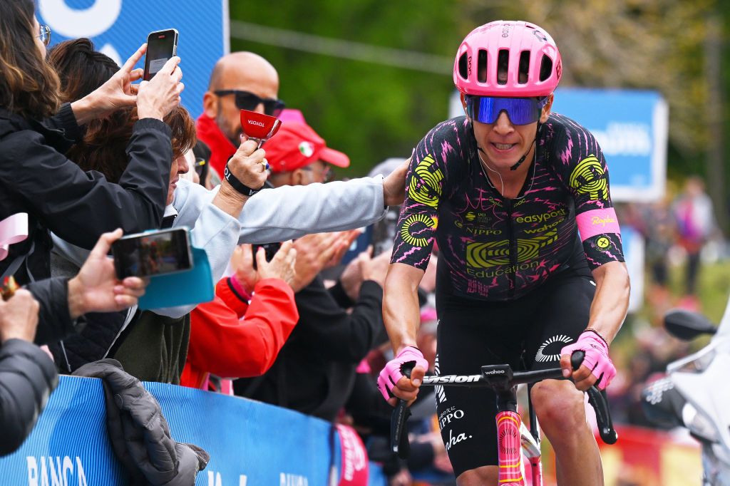 Andrea Piccolo (EF Education-EasyPost) on stage 2 of the 2024 Giro d