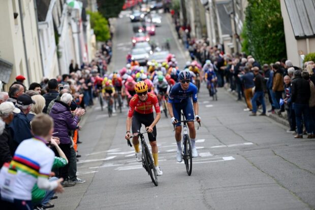 Johannes Kulset (Uno-X Mobility) during the Pays de la Loire Tour