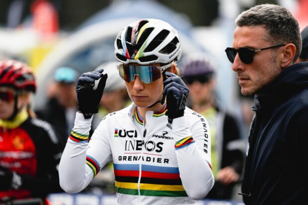 Pauline Ferrand-Prévot joined Ineos Grenadiers at the end of 2022 and is their only women