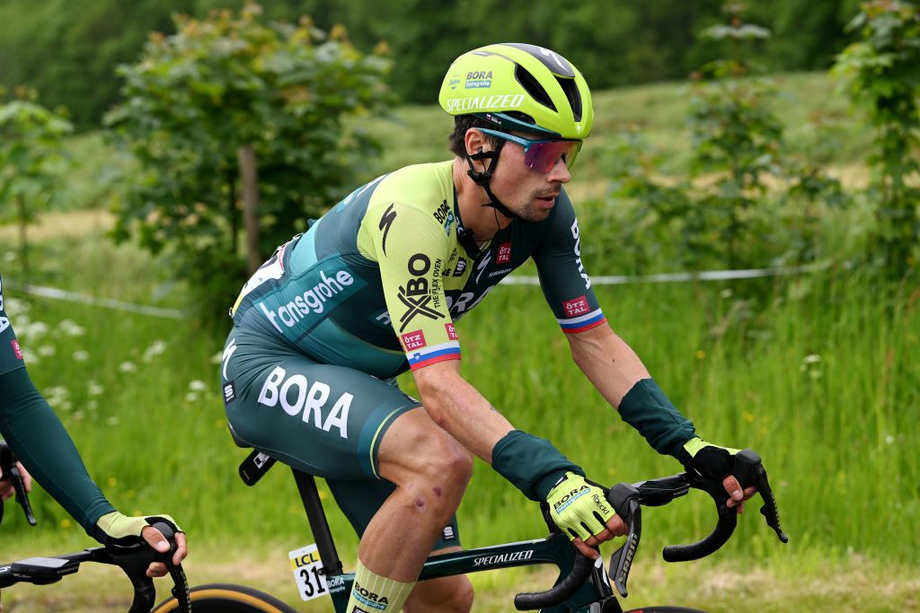 2024 Critérium du Dauphiné: Primož Roglič during one of the opening stages of the race