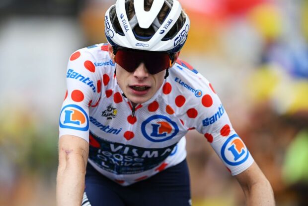 Jonas Vingegaard Hansen after stage 19 at the Tour de France