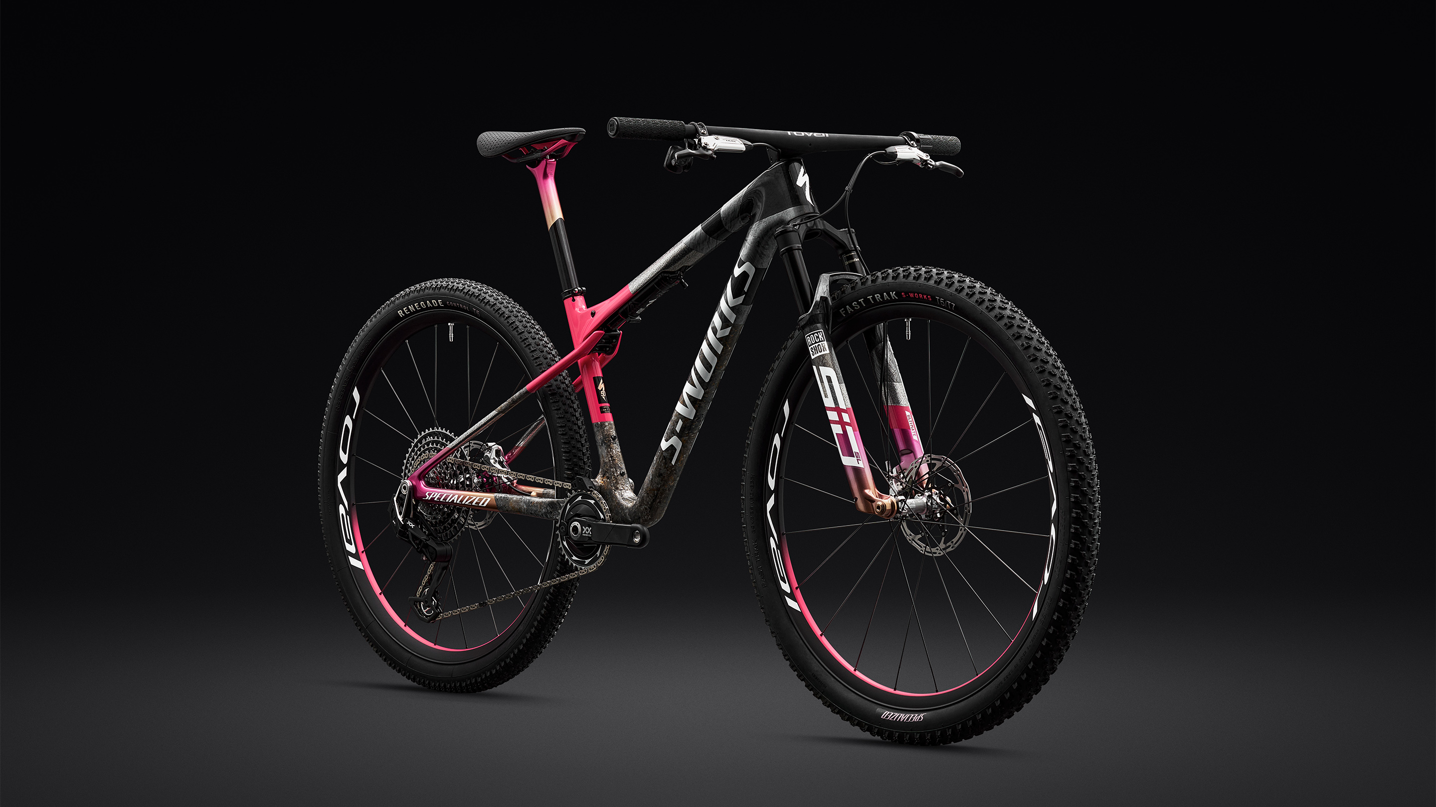 Le VTT Epic World Cup dans le coloris Forward 50 de la marque