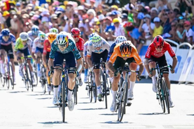Wout van Aert ninth on stage 18 at the Tour de France