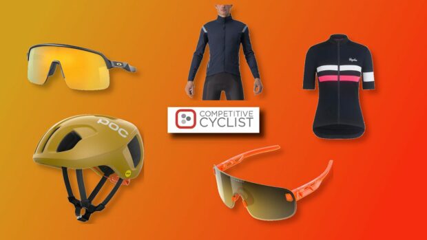 A collection of items from the competitive cyclist sale