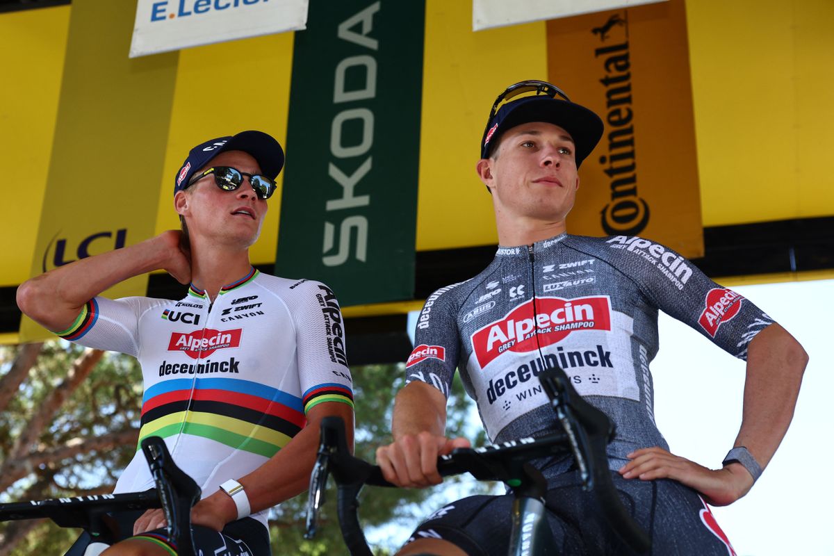 Jasper Philipsen and Mathieu van der Poel