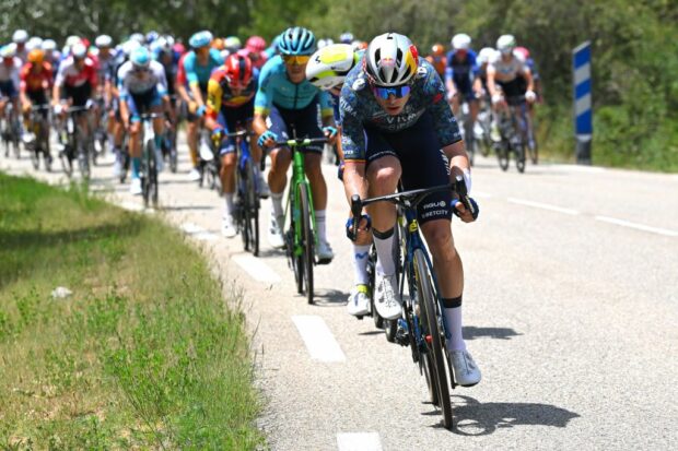Wout Van Aert attacks on stage 17 at the Tour de France