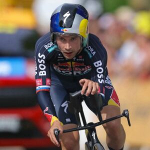 Tour de France: Primoz Roglic lost a little more time in the first time trial on stage 7