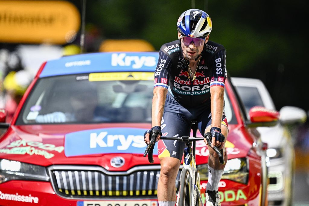 Primoz Roglic of Red Bull-Bora-Hansgrohe at the Tour de France