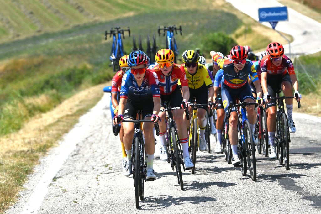 Cecilie Uttrup Ludwig on stage 4 a the Giro d