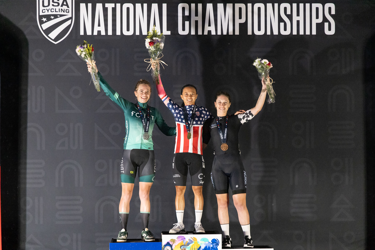 Podium Élite Féminin.