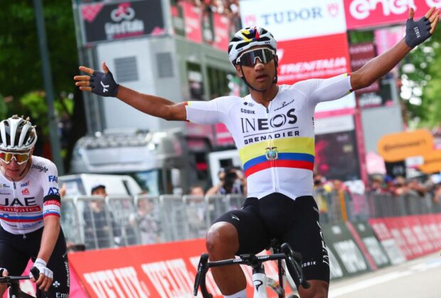 Jhonatan Narváez won the opening stage of the Giro d