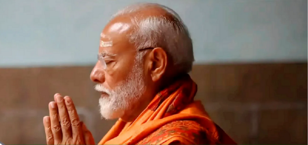 Modi à Kanyakumari meditation