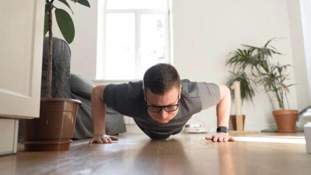 Un entraînement au poids du corps