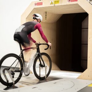 Inside the Silverstone wind tunnel helmet test