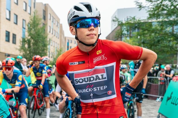 Picture by Elliot Keenââââ/British Cycling/via SWpix.com - 07/09/2024 - Lloyds Bank Tour of Britain 2024 - Stage 5: The West Northamptonshire Stage Northampton to Northampton - Paul Magnier (Soudal Quick-Step)