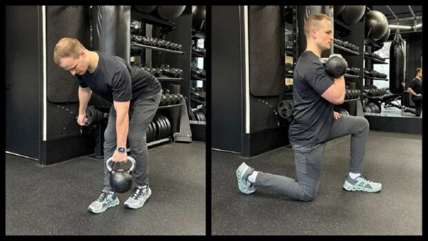 Un entraînement complet avec kettlebell en cinq mouvements