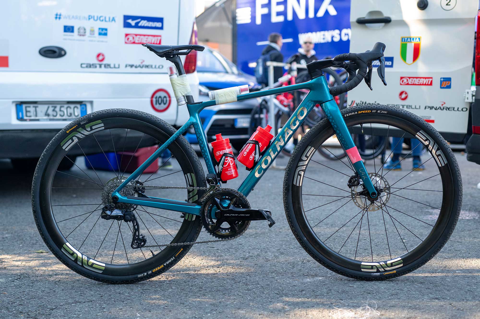 Le Colnago G3X de Silvia Persico aux Championnats du monde Gravel.