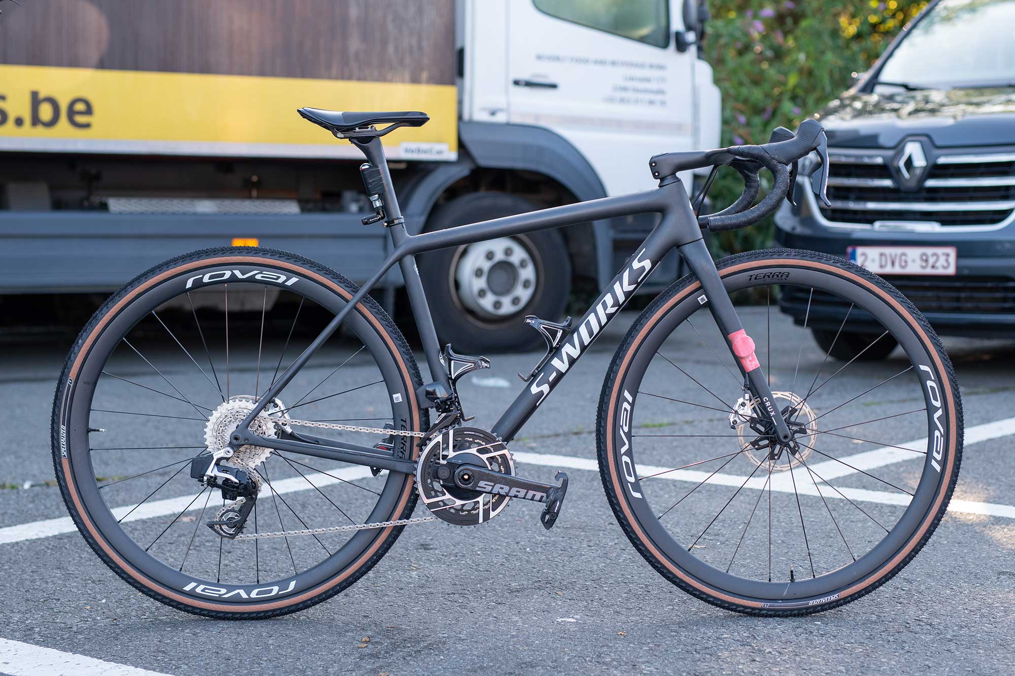 Le vélo S-Works de Lotte Kopecky pour les championnats du monde Gravel.